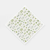Serviette En Papier Herbes fraîches (Coin)