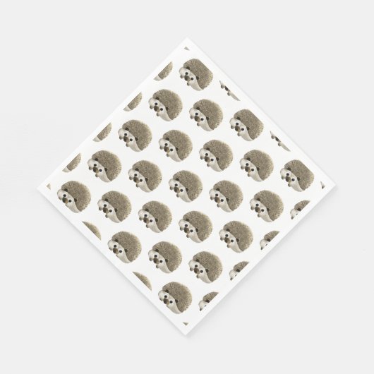 Serviette En Papier Hérisson (Coin)