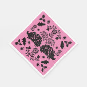Serviette En Papier Hérisson Art populaire (Coin)