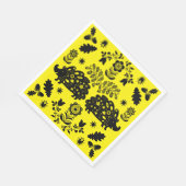 Serviette En Papier Hérisson Art populaire (Coin)
