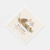 Serviette En Papier Hérisson Baby shower des bois de champignon de pap (Coin)