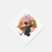 Serviette En Papier Hermione et Crookshanks Wingardium Leviosa (Coin)