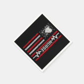 Serviette En Papier Héros américain Drapeau Héros Coeur Infirmière App (Coin)