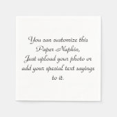 Serviette En Papier Heure de fête_ (Devant)