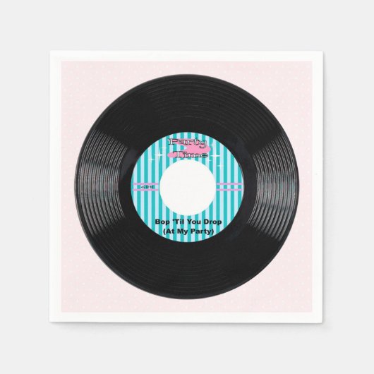 Serviette En Papier Heure de la partie (Devant)