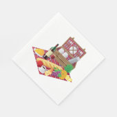 Serviette En Papier Heure de pique (Coin)