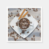 Serviette En Papier Heure du café (Devant)