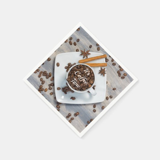 Serviette En Papier Heure du café (Coin)