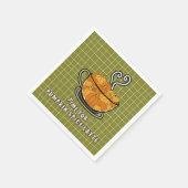 Serviette En Papier Heure du dîner Citrouille épice Latte automne (Coin)