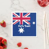 Serviette En Papier Heure du drapeau australien (En situation)