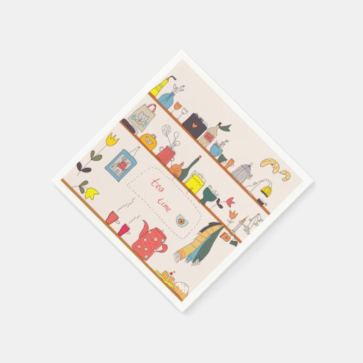 Serviette En Papier Heure du thé de cuisine (Coin)