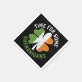 Serviette En Papier Heure pour certains Shenanigans Clover St Patrick' (Coin)