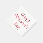 Serviette En Papier Heureuse Sainte-Valentin Napkins (Coin)