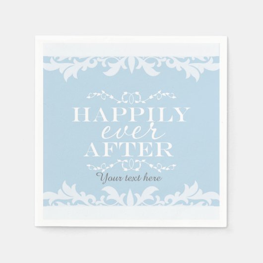 Serviette En Papier HEUREUSEMENT JAMAIS APRÈS Dîner De Fête Cocktail N (Devant)