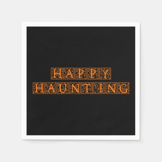 Serviette En Papier Heureux (Devant)