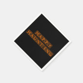 Serviette En Papier Heureux (Coin)