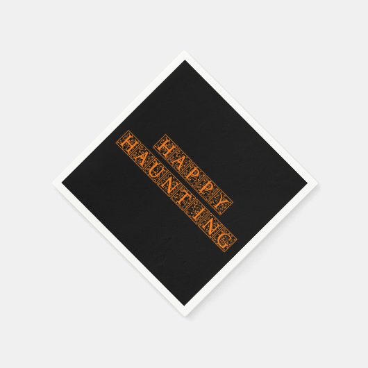 Serviette En Papier Heureux (Coin)