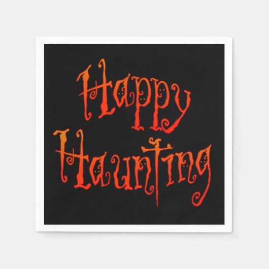 Serviette En Papier Heureux (Devant)