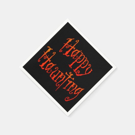 Serviette En Papier Heureux (Coin)