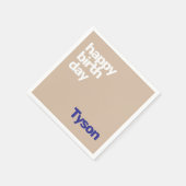 Serviette En Papier heureux anniversaire créer votre propre journal de (Coin)