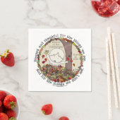 Serviette En Papier Heureux et heureux (En situation)