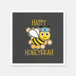 Serviette En Papier Heureux Honeykkah Honey Bee Hanoukka Juif