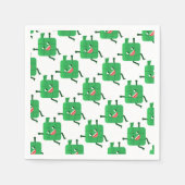 Serviette En Papier heureux ketupat (Devant)