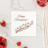 Serviette En Papier Heureux Merci de donner des serviettes (En situation)