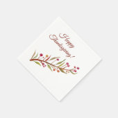 Serviette En Papier Heureux Merci de donner des serviettes (Coin)