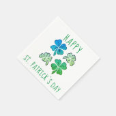 Serviette En Papier Heureux Shamrock Clover Joyeux Saint Patrick's day (Coin)