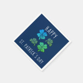 Serviette En Papier Heureux Shamrock Clover Joyeux Saint Patrick's day (Coin)