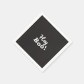 Serviette En Papier Hey Boo ! (Coin)