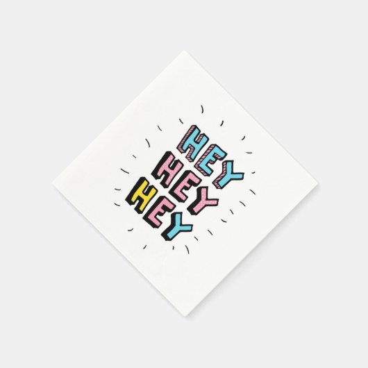 Serviette En Papier Hey Hey (Coin)