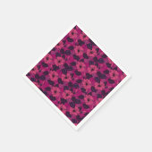 Serviette En Papier Hibiscus (Coin)