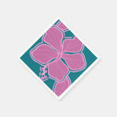Serviette En Papier Hibiscus épopé Floral hawaïen (Coin)