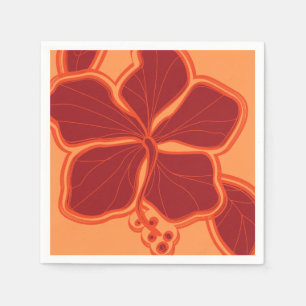 Serviette En Papier Hibiscus épopé Floral hawaïen