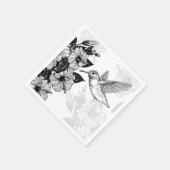 Serviette En Papier Hibiscus et colibri (Coin)