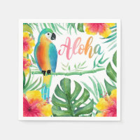 Hibiscus Palmier Perroquet Tropical Aloha