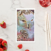 SERVIETTE EN PAPIER HIBOU (En situation)
