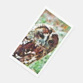 Serviette En Papier Hibou (Coin)