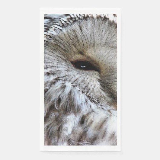 Serviette En Papier Hibou (Devant)