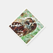 SERVIETTE EN PAPIER HIBOU (Coin)