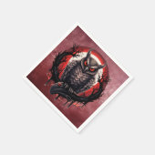 Serviette En Papier Hibou de la Lune de Sang (Coin)