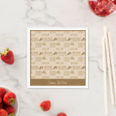 Serviette En Papier Hiéroglyphes égyptiens Ancien Egypte Exotique (En situation)