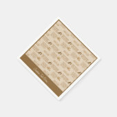 Serviette En Papier Hiéroglyphes égyptiens Ancien Egypte Exotique (Coin)