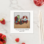 Serviette En Papier Hilaire Halloween Party Napkins (En situation)