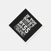 Serviette En Papier Hilarious Age 55 (Coin)