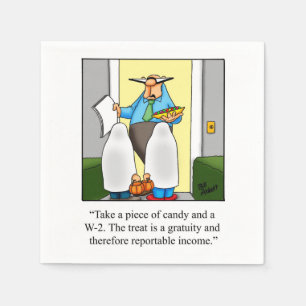 Serviette En Papier Hilarious Halloween Humour Party Napkins