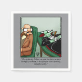 Serviette En Papier Hilarious Halloween Humour Party Napkins (Devant)