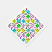 SERVIETTE EN PAPIER HIP, CHIC ET CHEVEUX UNIQUE (Coin)